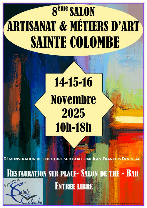 Salon Artisanat et Métier Art Sainte-Colombe 2025