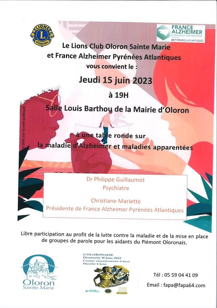 Table ronde Alzheimer