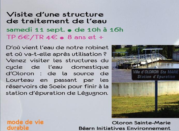 Visite d'une structure de traitement de l'eau
