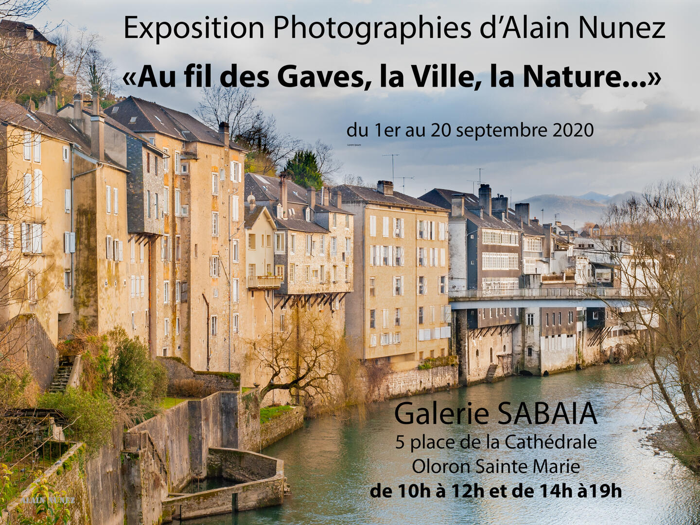 Visuel Expo Oloron Alain Nunez