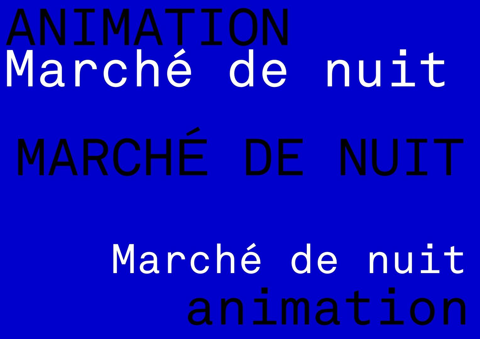 Visuels marché de nuit