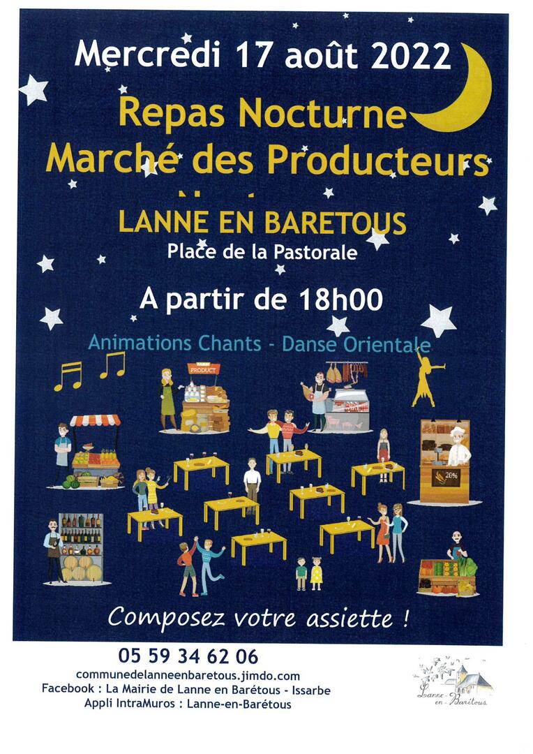 marché nocturne Lanne