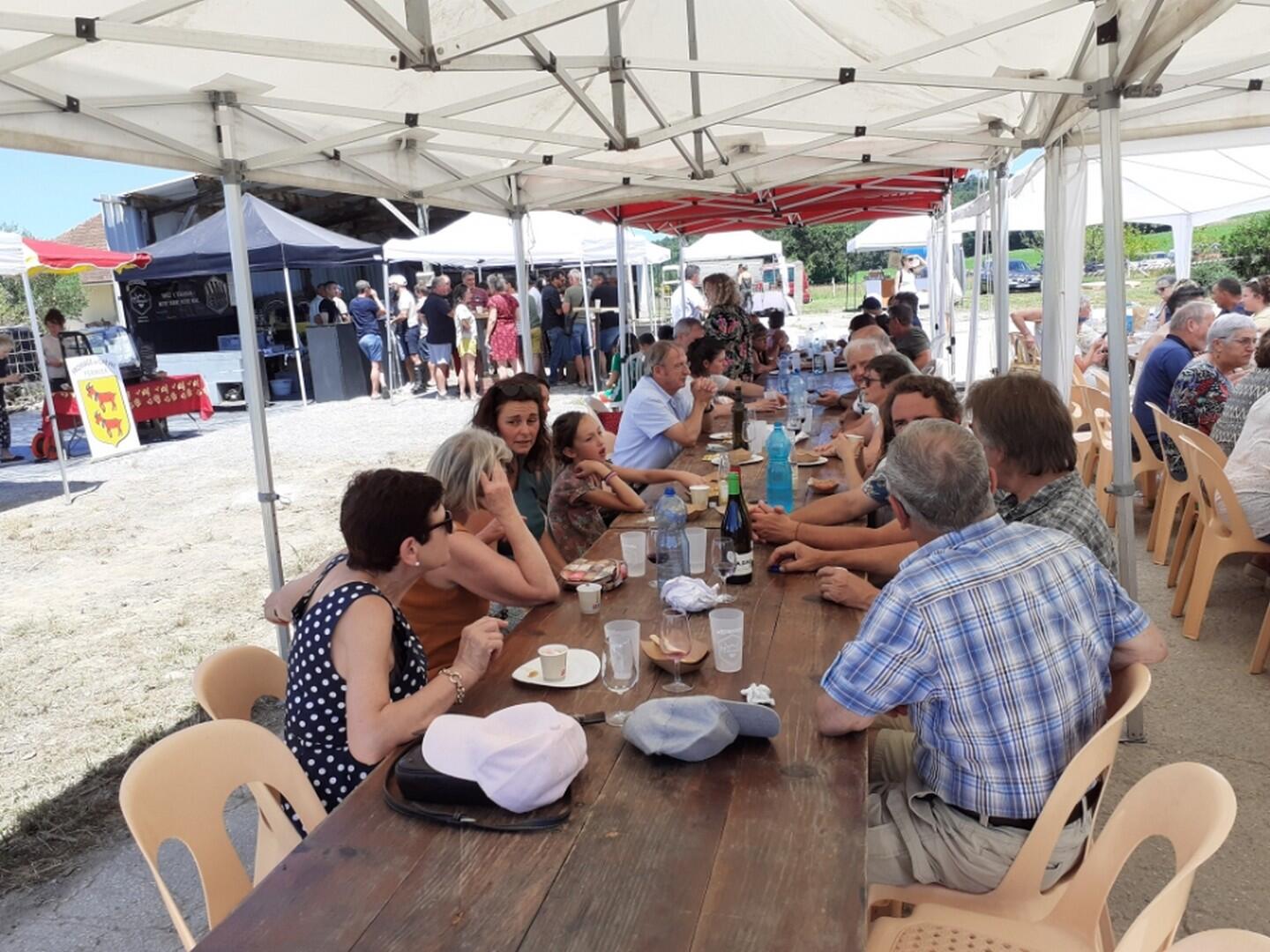 Marché fermier dé Lompré