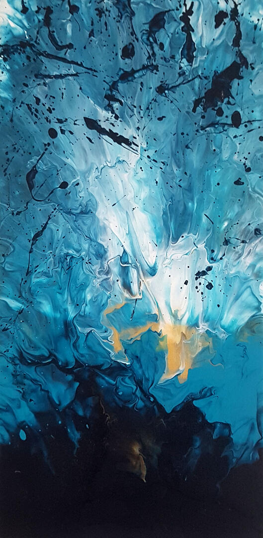 on-blue