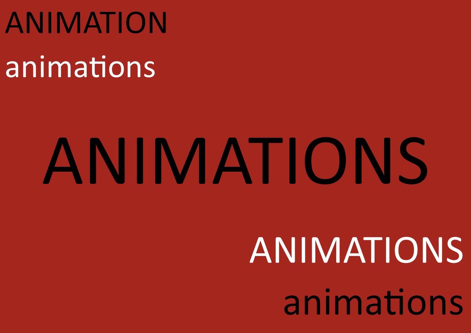 animations générique
