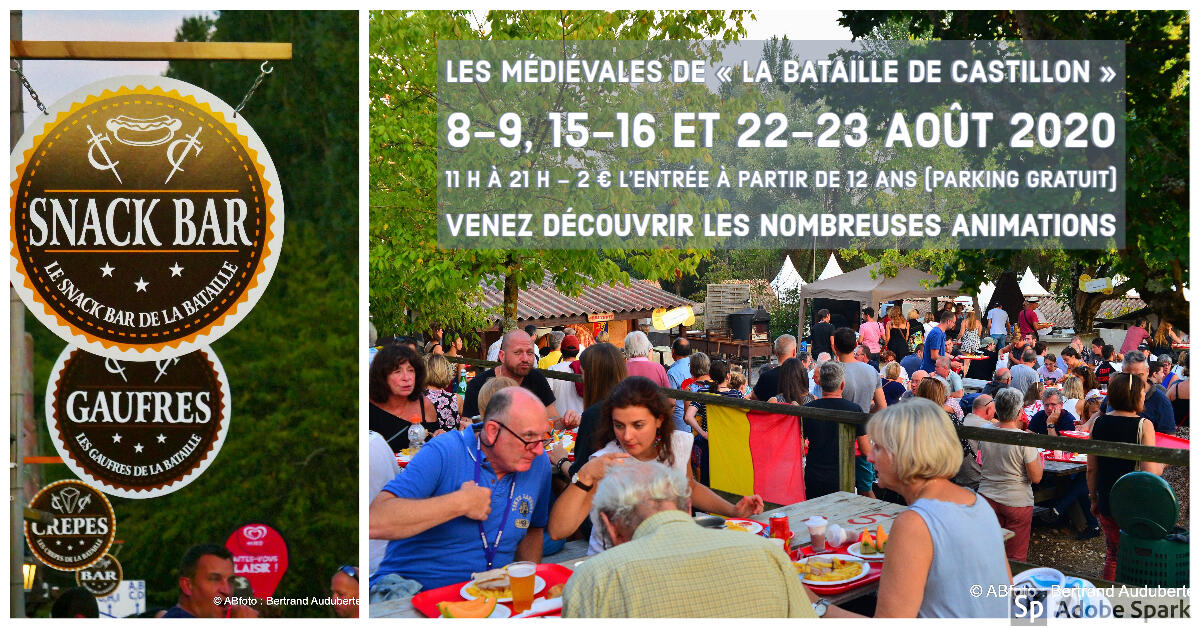 août 20 Les médiévales de la Bataille