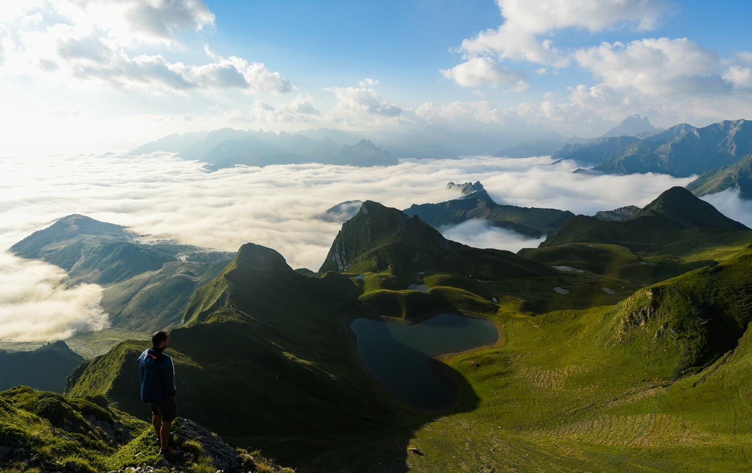 Lac du Montagnon par le Col d'Iseye