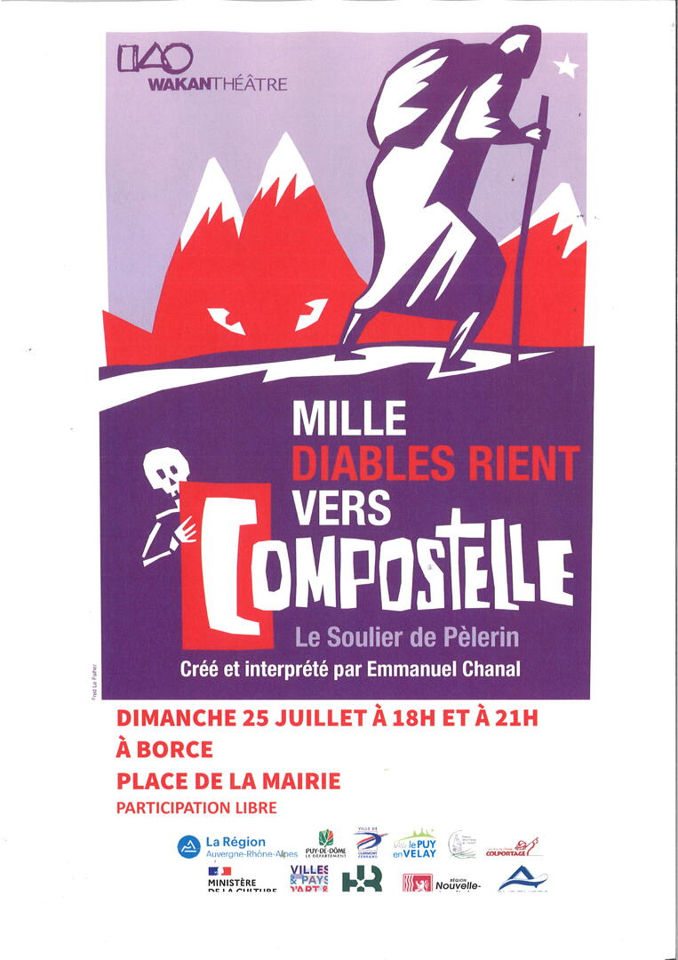 Mille diables rient vers Compostelle