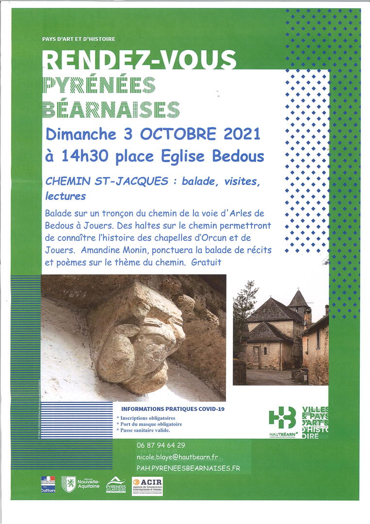 Chemin de Saint-Jacques : balade, visites...