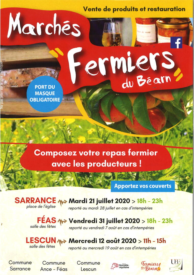 Les marchés fermiers du Béarn