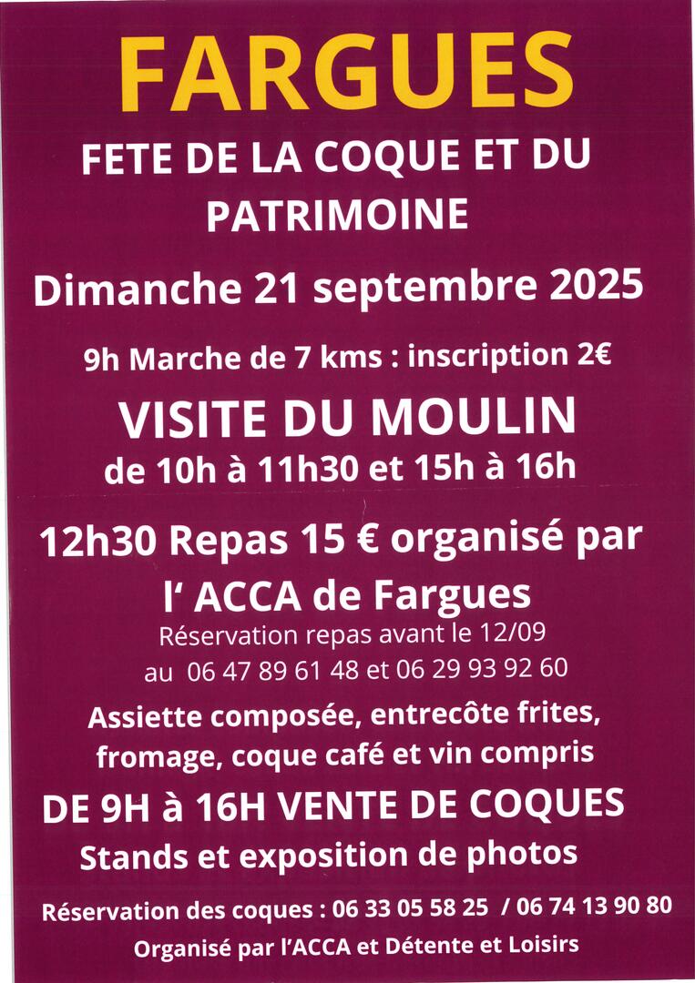 Fête Coque et patrimoine