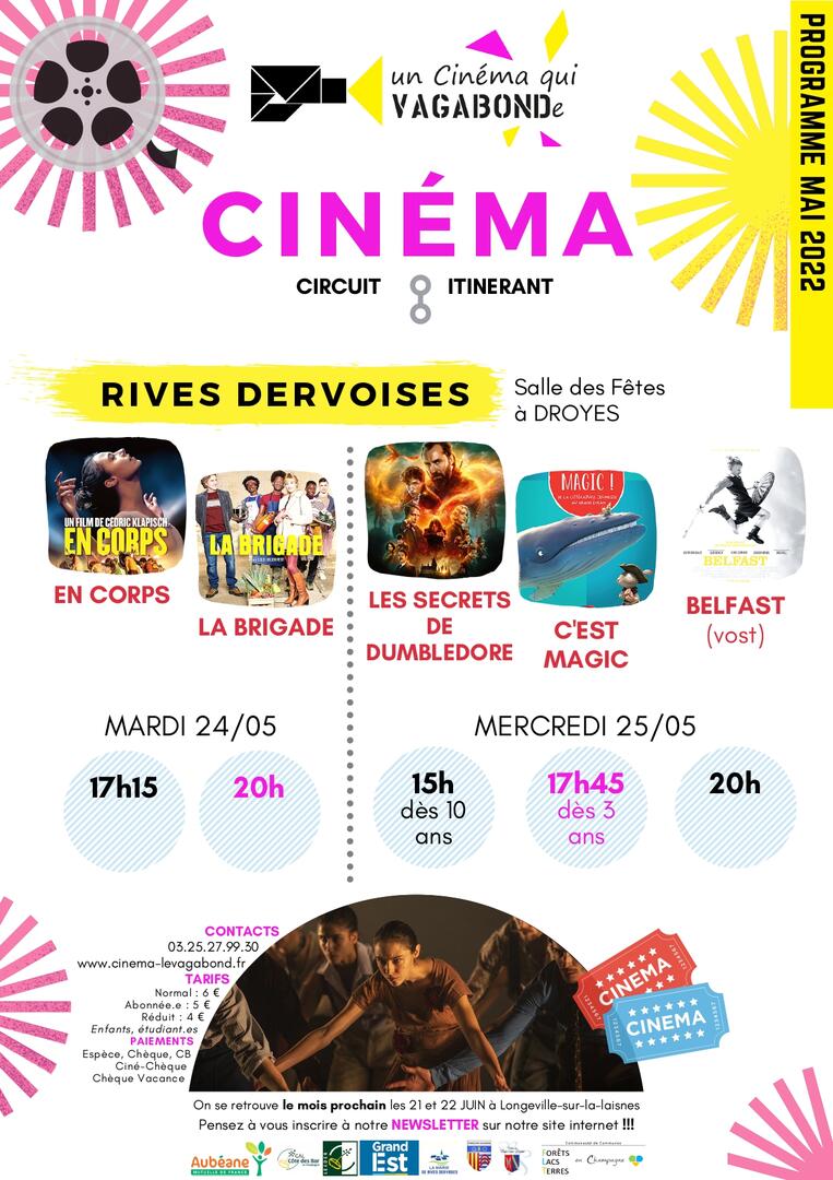 Cinéma Vagabonde Mai 2022