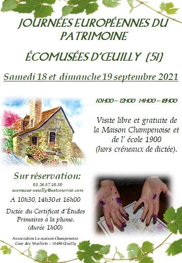 JEP Ecomusée Oeuilly 2021