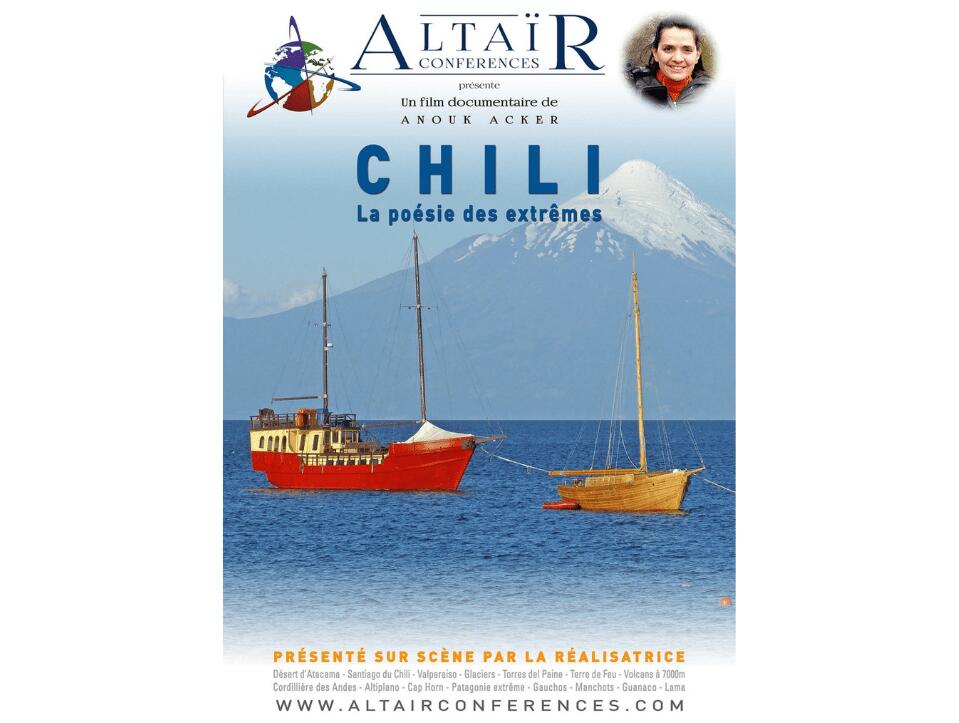 Altaïr Conférences - Chili, la poésie des extrêmes