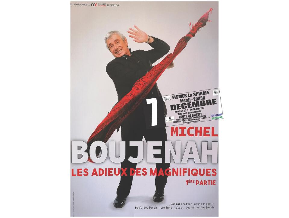 Spectacle Michel Boujenah Fismes