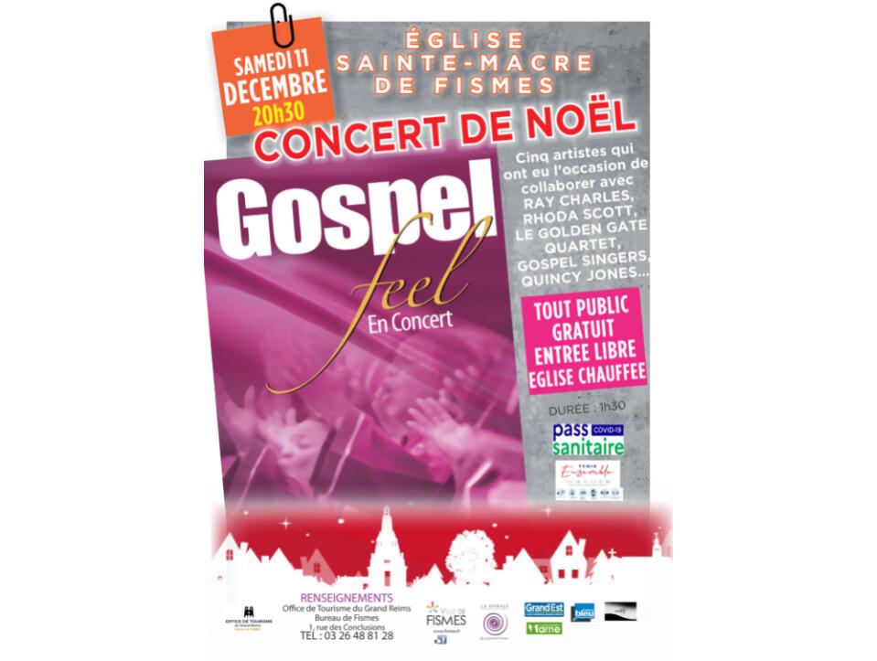 Concert Noël Gospel Fismes