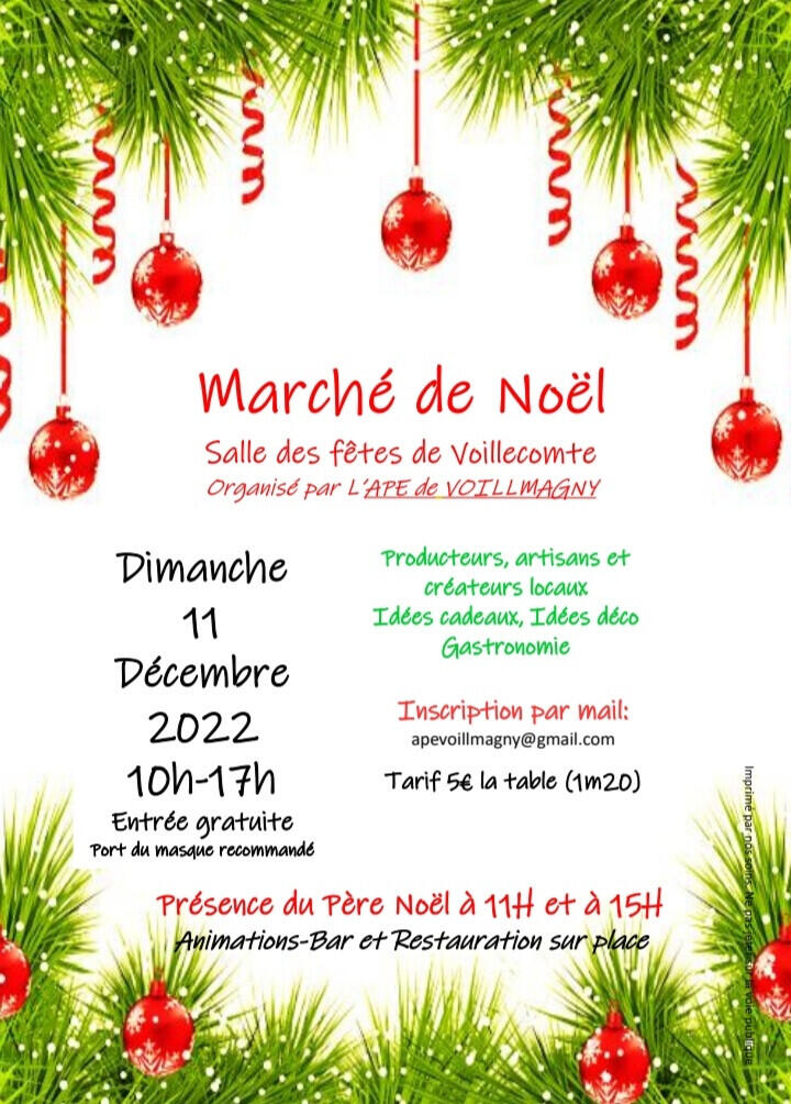 marché noël Voillecomte