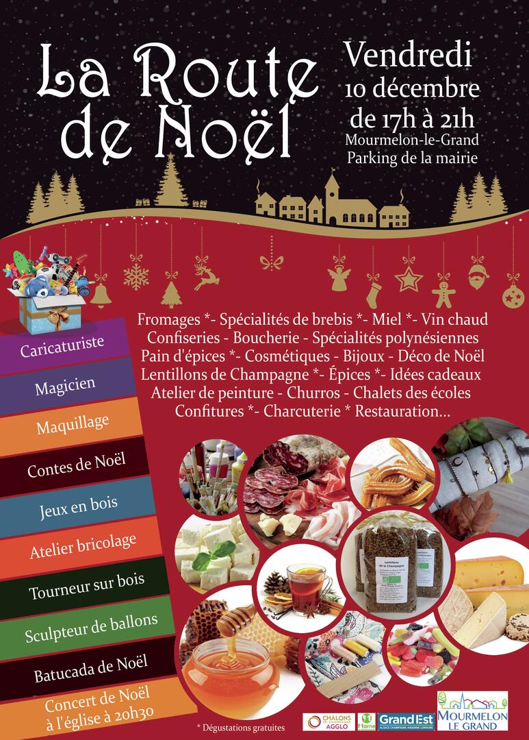 Affiche Route de Noël
