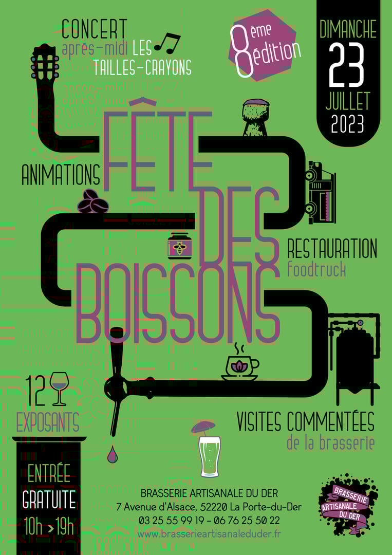 affiche fete des boissons