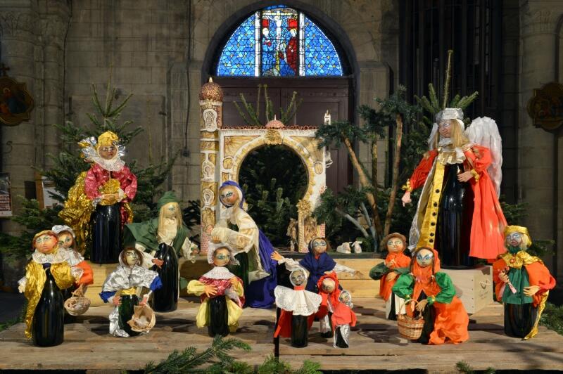 exposition-creches-eglise-saint-alpin-chalons © Christophe Manquillet