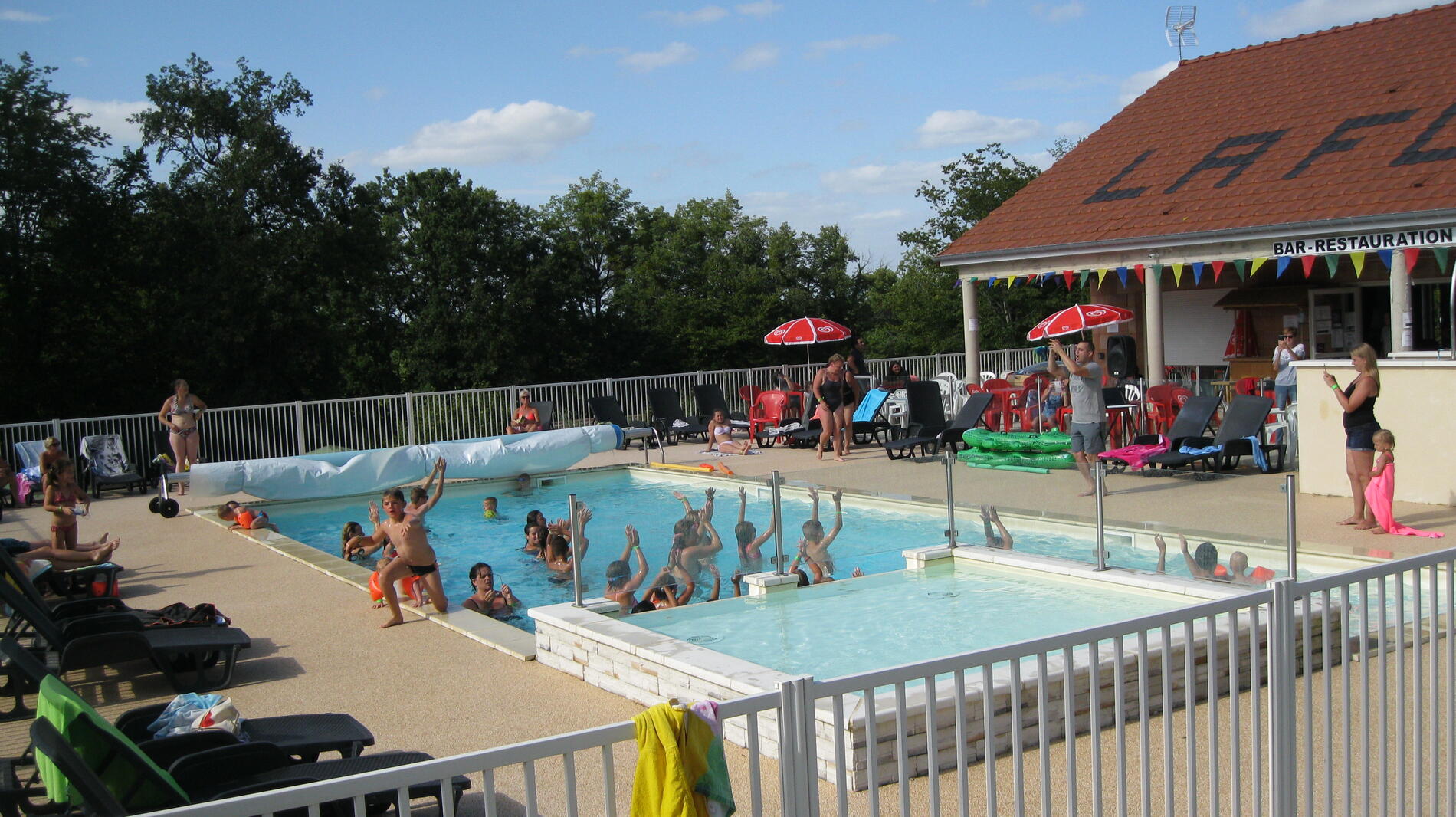Camping La Forêt - piscine - Lac du Der