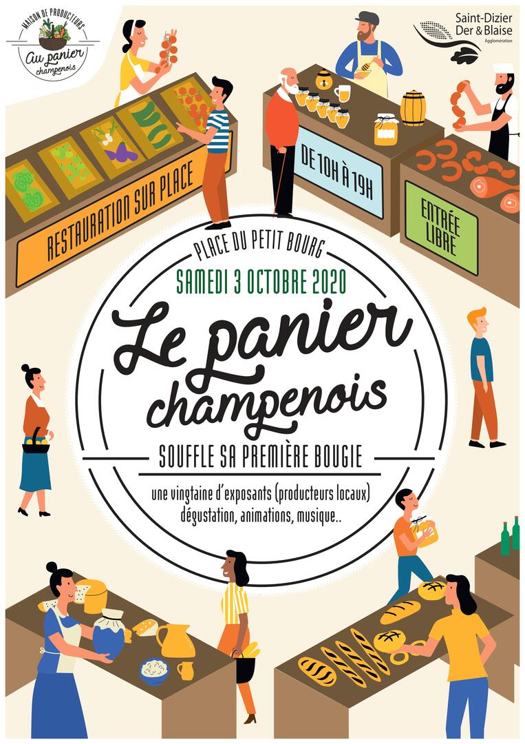 Marché le panier champenois