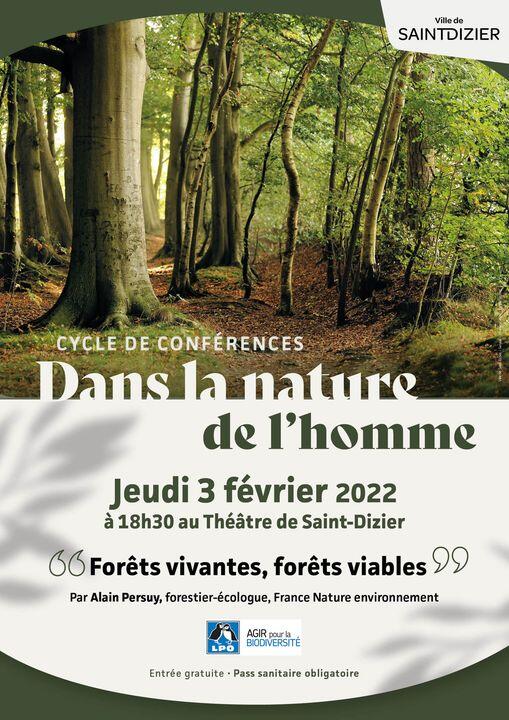 Conférence Forêts vivantes, forêts viables