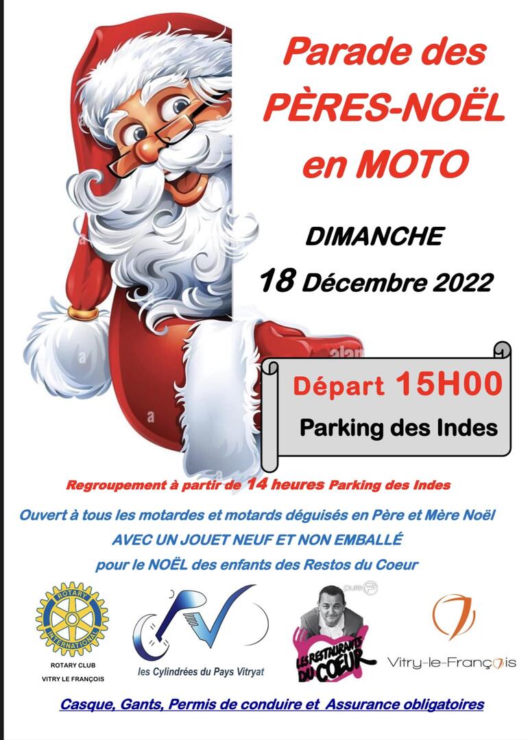 PERES NOEL EN MOTO