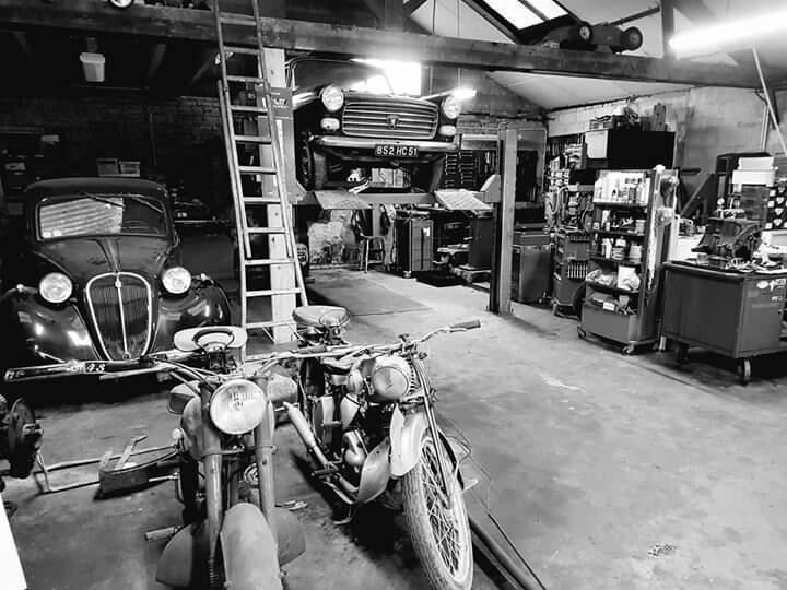 Intérieur du garage de Saint Brice
