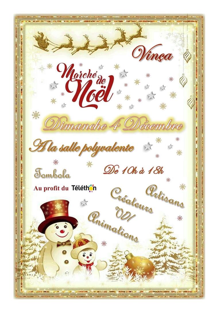 Marché Noël Vinça
