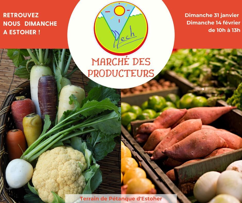 Marché d'Estoher.
