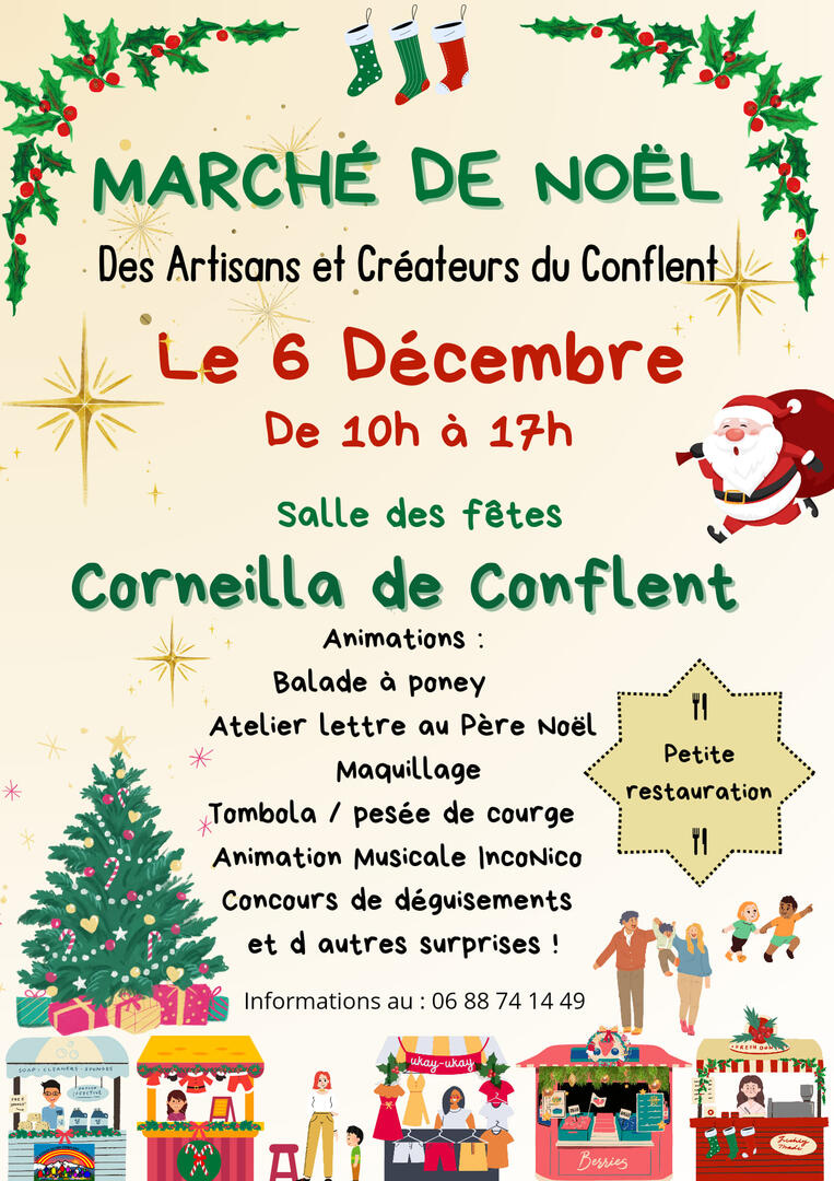 Marché de noel Corneilla