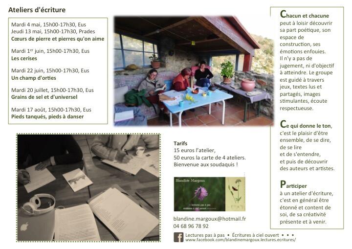 Ateliers sédentaires en Conflent