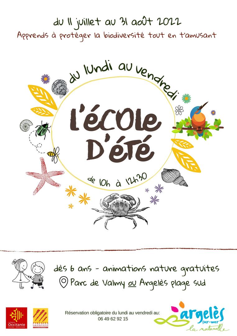 AFFICHE ECOLE D'ETE
