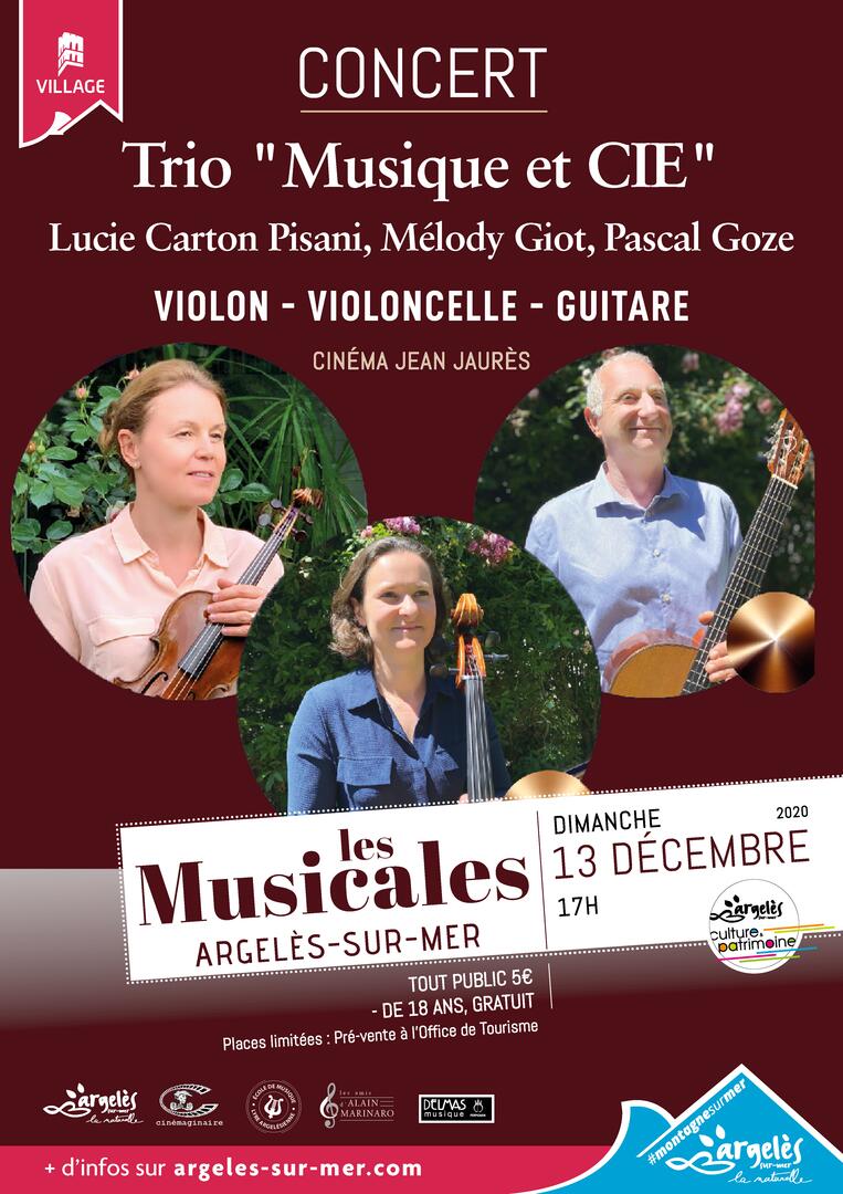 Affiche Musicales - décembre 2020