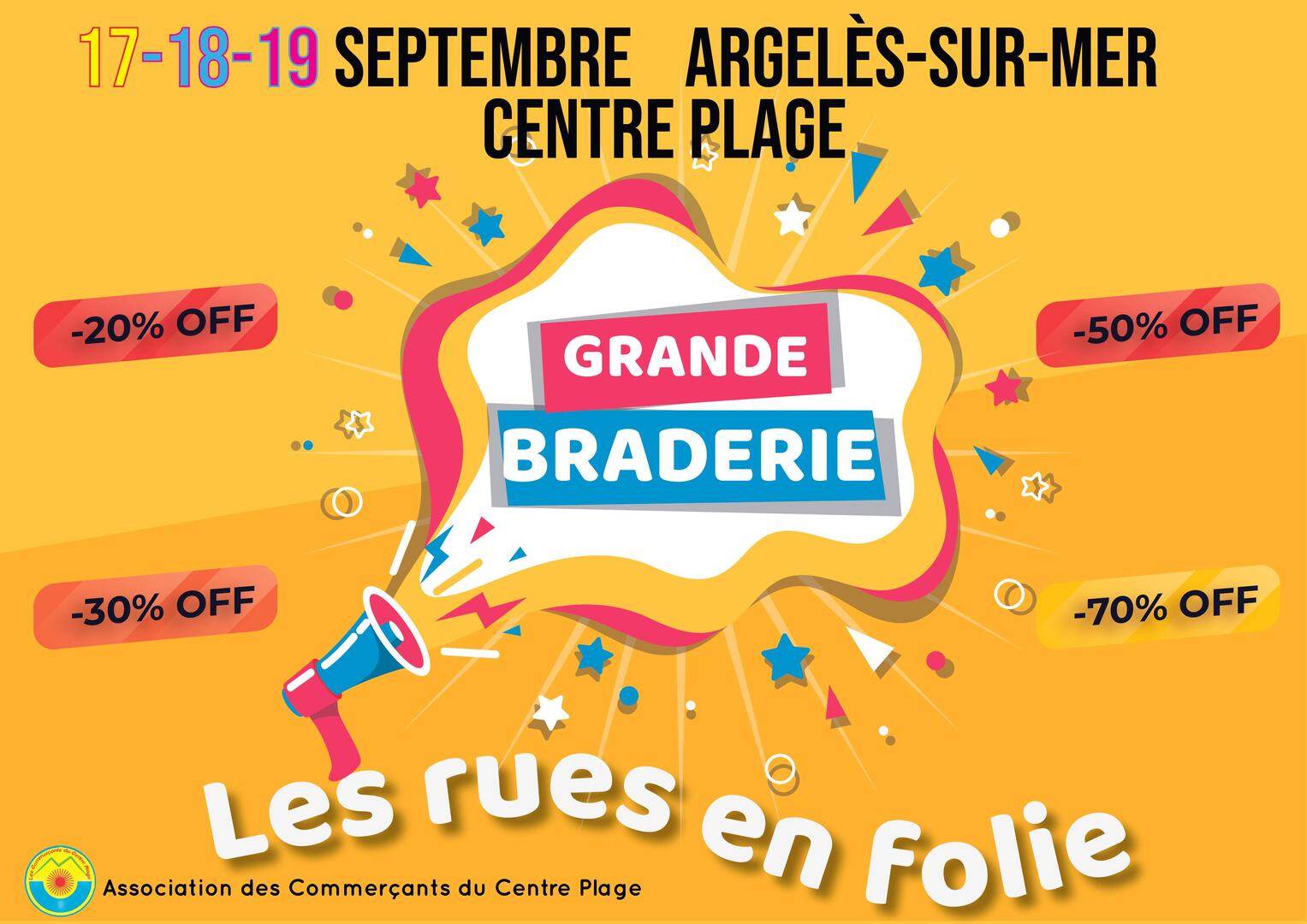 Affiche braderie