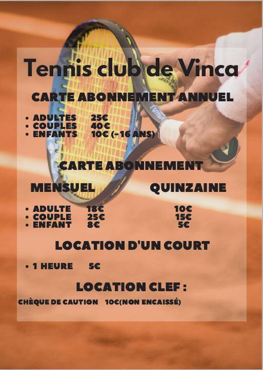 Affiche tennis