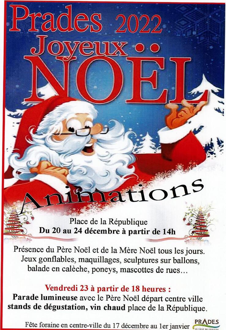 Animations de Noel à Prades
