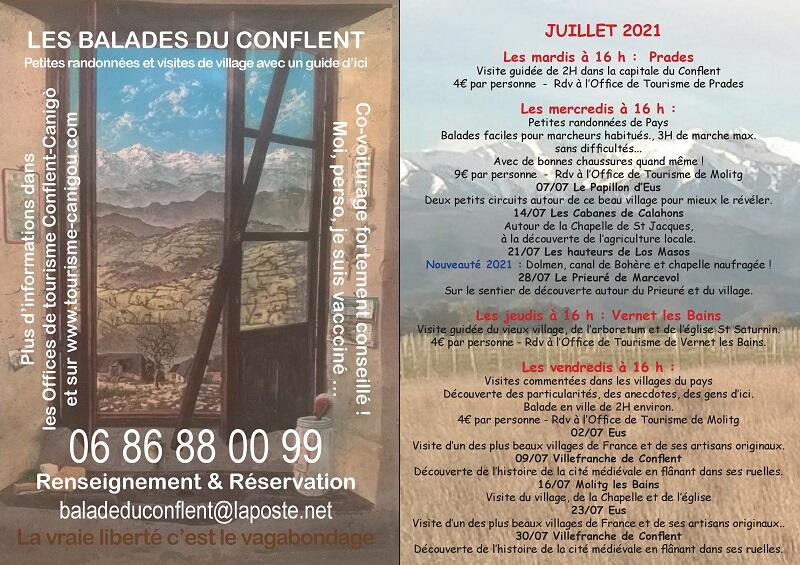 Balades en Conflent Juillet 2021