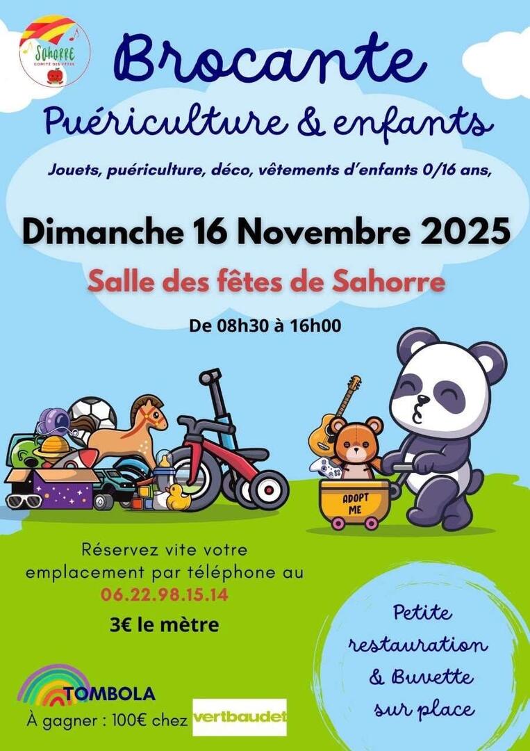 Brocante puériculture et enfants