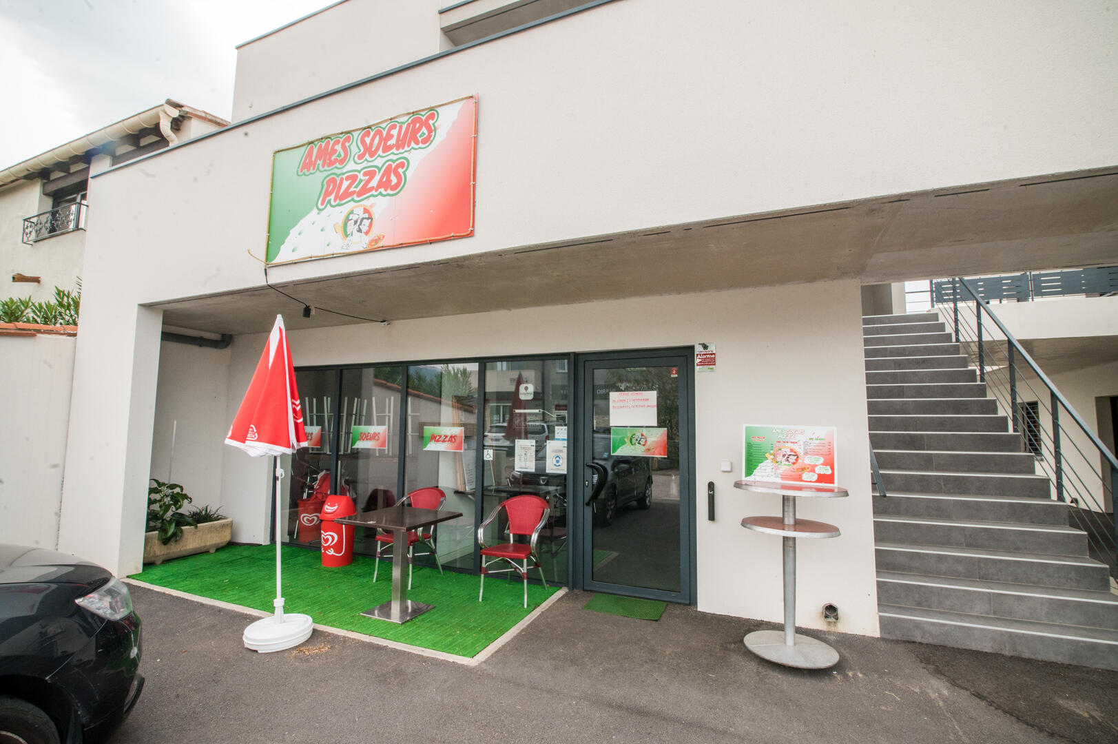 FRANCE - ARGELES SUR MER - RESTAURANT- AMES SOEURS PIZZA