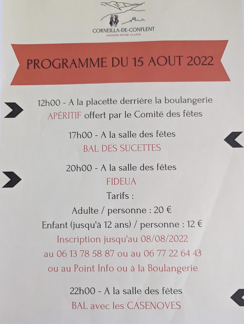 Fête Corneilla-de-Conflent