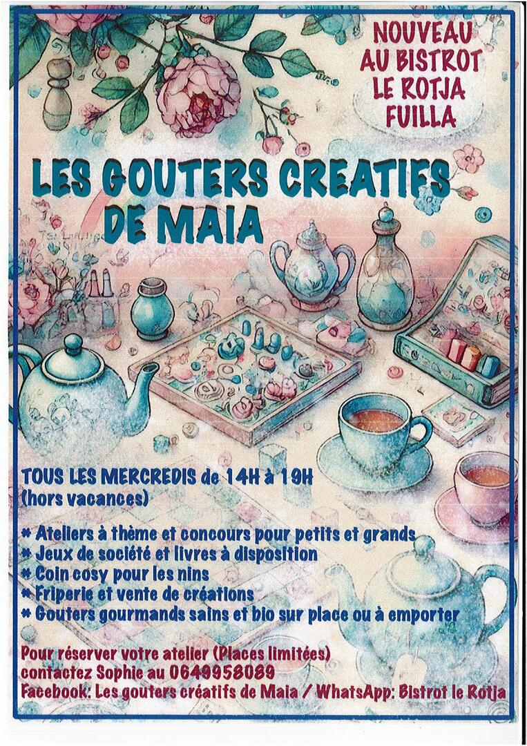 Les gouters créatifs de Maia