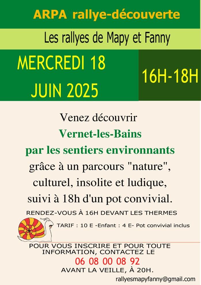 Rallye découverte 18 juin