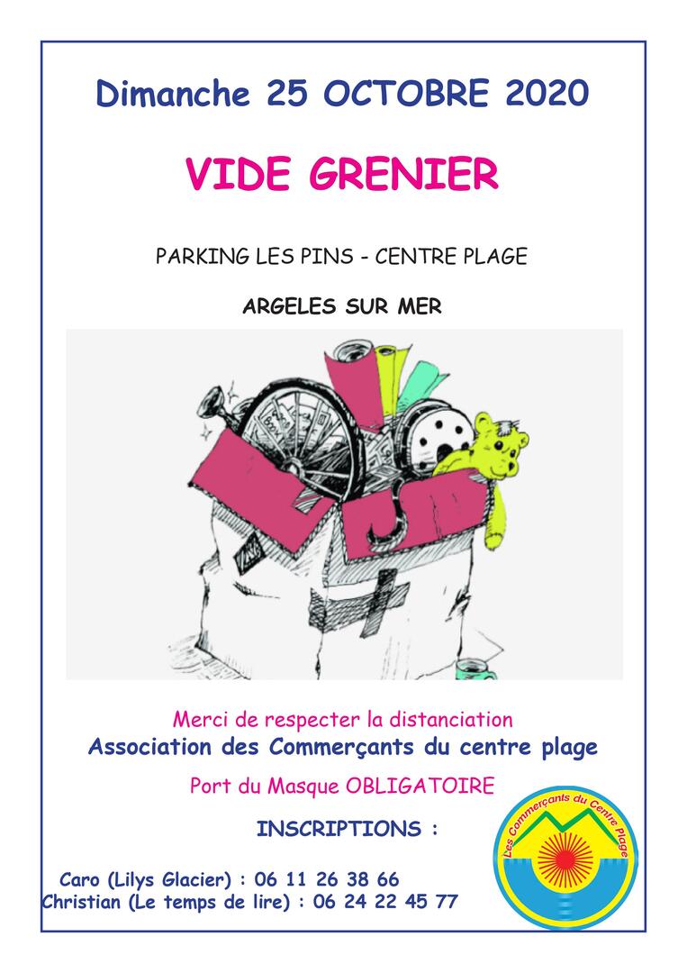 VIDE GRENIER 25-10-2020