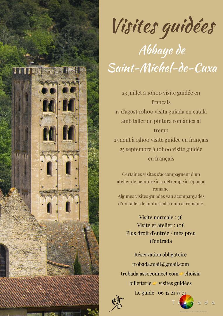 Visite de l'abbaye de Saint-Michel de Cuxa