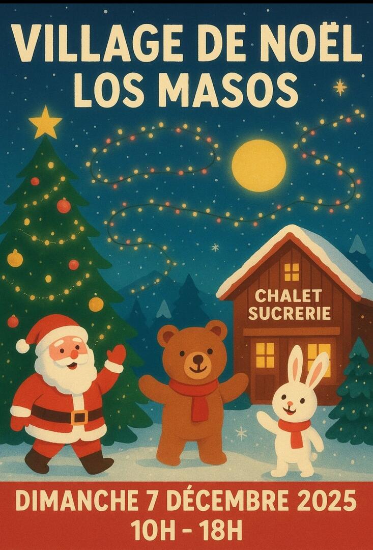 marché de noel los masos 2025