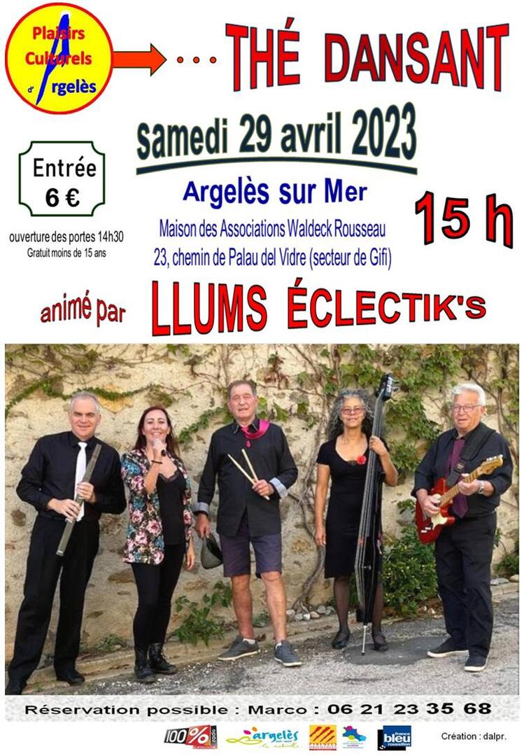 affiche A4 thé dansant 29 avril