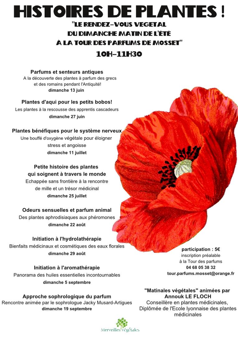 affiche conf tour des parfums Mosset été 2021