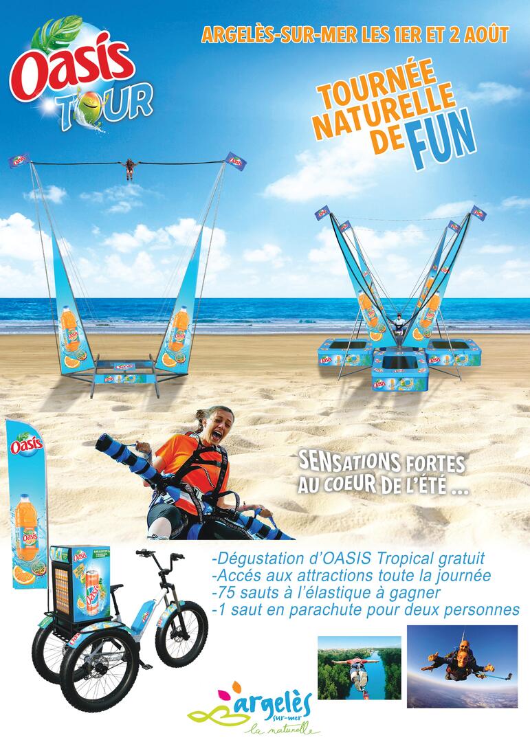 affiche tournée oasis 2021